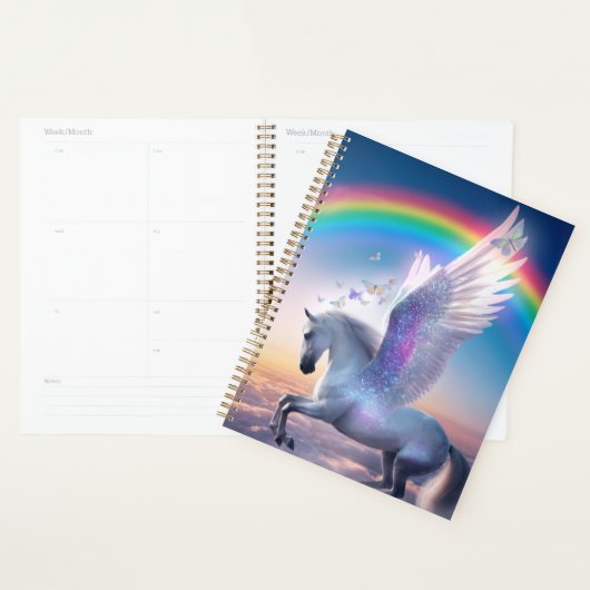 Pegasus with Rainbow Planner (Display)