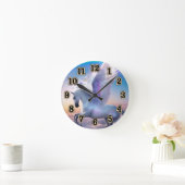 Pegasus with Rainbow Ronde Klok (Huis)