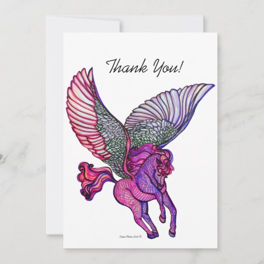 Pegasus Zuiverheid Bedankkaart (Voorkant)