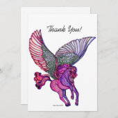 Pegasus Zuiverheid Bedankkaart (Voorkant / Achterkant)