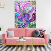 Pegasus Zuiverheid Canvas Afdruk (Insitu (Woonkamer))