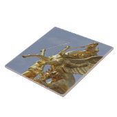 Pegasusbeeld op de Pont Alexander III brug Tegeltje (Zijkant)