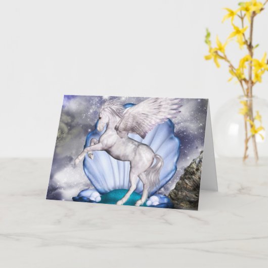 Pegasys-Wenskaart Kaart (Gele Bloem)