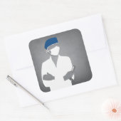 Pegatina anestesista vierkante sticker (Envelop)