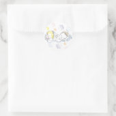 Pegatina bebé dormido ronde sticker (Tas)