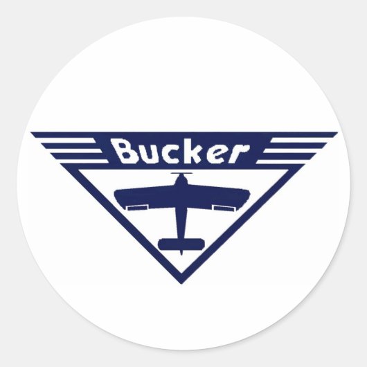 Pegatina BUCKER Ronde Sticker (Voorkant)