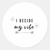 Pegatina circular ronde sticker (Voorkant)