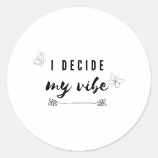 Pegatina circular ronde sticker