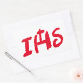 Pegatina con monograma IHS Rechthoekige Sticker (Envelop)