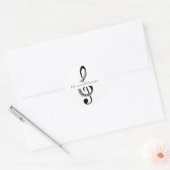 Pegatina De Clave de sol Ronde Sticker (Envelop)