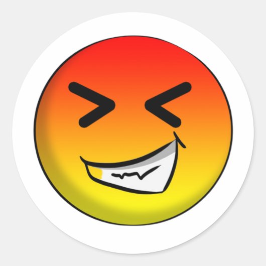Pegatina de Emoji Ronde Sticker (Voorkant)