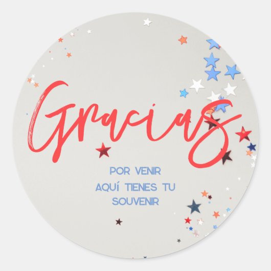 Pegatina de souvenir ronde sticker (Voorkant)