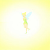 Pegatina de Tinker Bell Sticker (Voorkant)