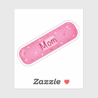 Pegatina de vinilo band-aid mom sticker