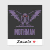 Pegatina de vinilo con forma personalizada mothman sticker (Vel)