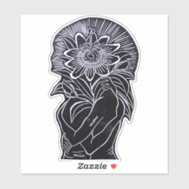 Pegatina de vinilo con forma personalizada sticker