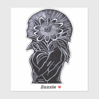 Pegatina de vinilo con forma personalizada sticker