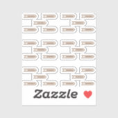 Pegatina de vinilo Onthouden Sticker (Vel)