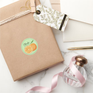 Pegatina Dulce Tropical: naranja Ronde Sticker