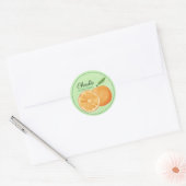 Pegatina Dulce Tropical: naranja Ronde Sticker (Envelop)