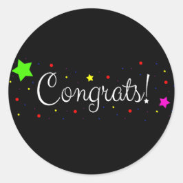 Pegatina - ¡Felicidades! Ronde Sticker