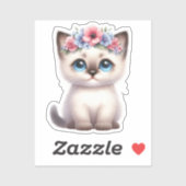 Pegatina Gatito Kawaii Adorable Sticker (Vel)