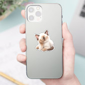 Pegatina Gatito Kawaii Adorable Sticker (Telefoon)