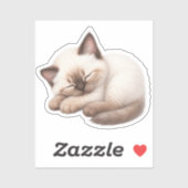 Pegatina Gatito Kawaii Adorable Sticker (Vel)