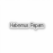 Pegatina Habemus Papam Sticker (Voorkant)