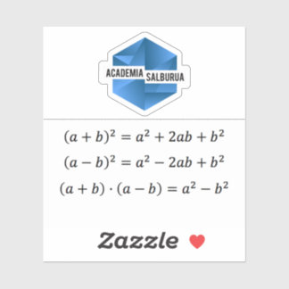 Pegatina identidades notables sticker