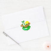 Pegatina Los Angeles California Ronde Sticker (Envelop)