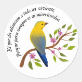 Pegatina mensaje espiritual ronde sticker (Voorkant)