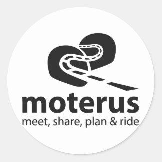 Pegatina Moterus Light Ronde Sticker