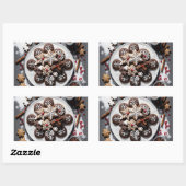 Pegatina navidad 1 - 001 rechthoekige sticker (Vel)