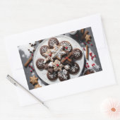 Pegatina navidad 1 - 001 rechthoekige sticker (Envelop)