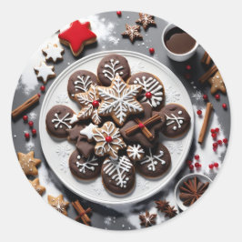 Pegatina navidad 1 - 001 ronde sticker