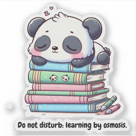 Pegatina Osito Durmiendo Sticker (Voorkant)