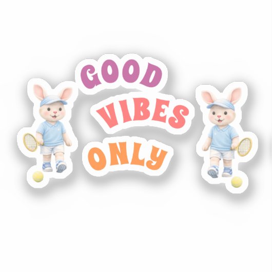 Pegatina Ovalada Cute Bunny School Name Label (Voorkant)