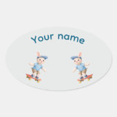 Pegatina Ovalada Sweet Collection Ovale Sticker (Voorkant)