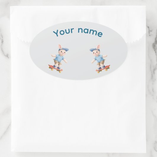 Pegatina Ovalada Sweet Collection Ovale Sticker (Tas)