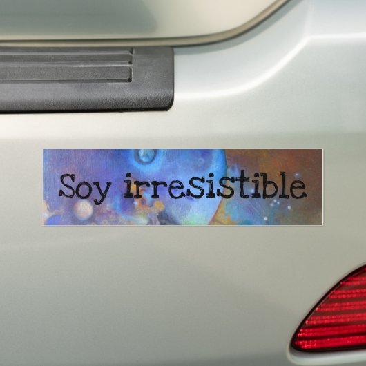 Pegatina para el parachoques bumpersticker (Op auto)