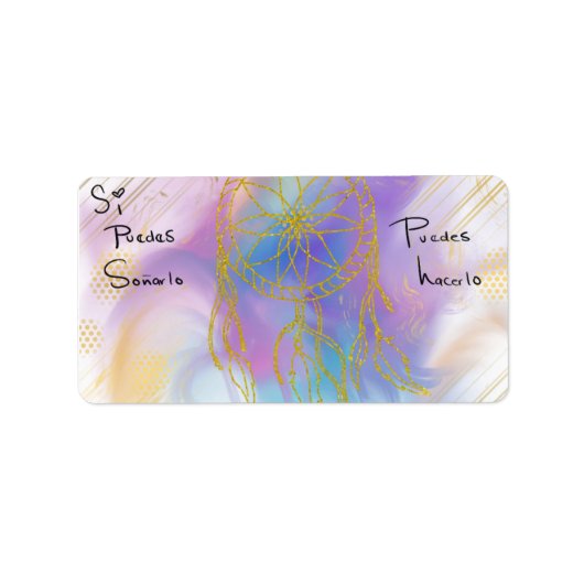 Pegatina puedes hacerlo etiket (Voorkant)