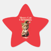  Pegatina Redonda Clásica Pegatinas  Ster Sticker (Voorkant)