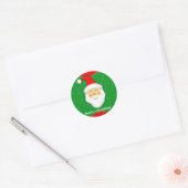 Pegatina Redonda - Santa Claus Ronde Sticker (Envelop)