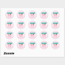Pegatina Redonda Stickers para regalos