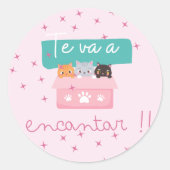 Pegatina Redonda Stickers para regalos (Voorkant)