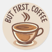 Pegatina Ronde Sticker (Voorkant)