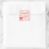 Pegatina San Valentin Vierkante Sticker (Tas)