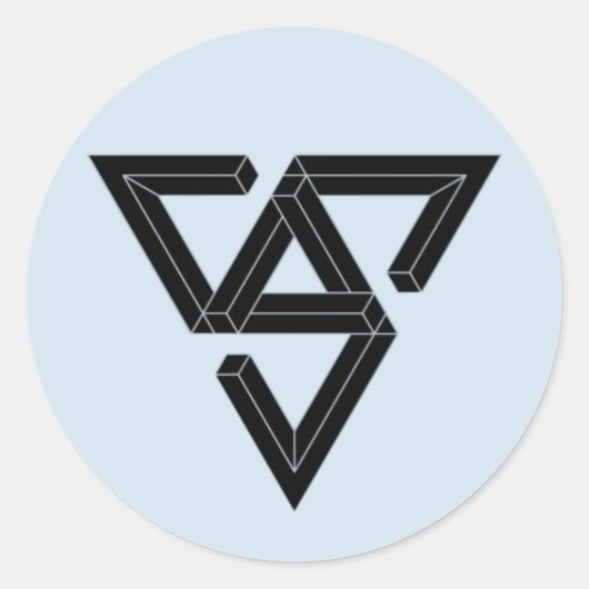 Pegatina Seventeen Logo Ronde Sticker (Voorkant)