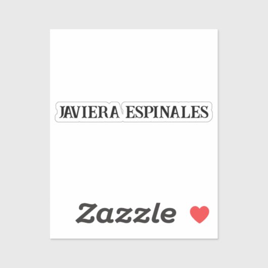 Pegatina termo sticker (Vel)